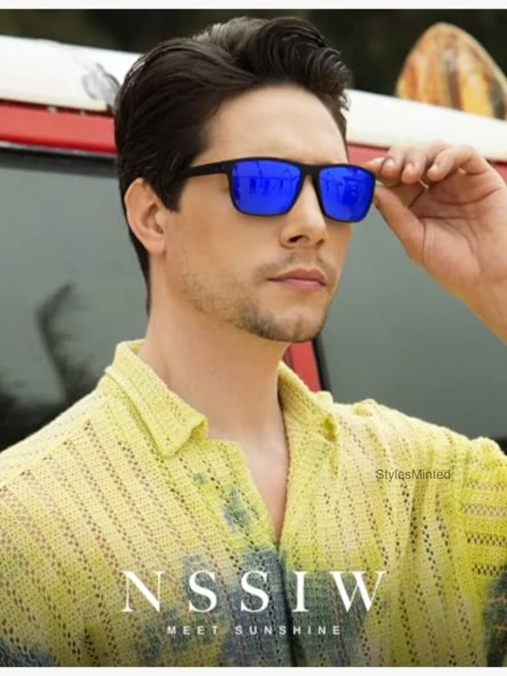 Classic Polarized Sunglasses for Men UV Protection 4 Pack